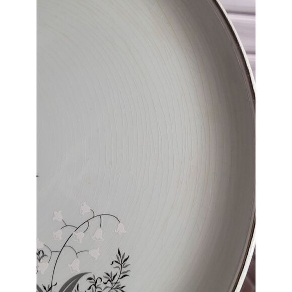 Lady Empire Permacal Serving Platter and Large Round Serving  Bowl  Mid Century - Picture 6 of 11